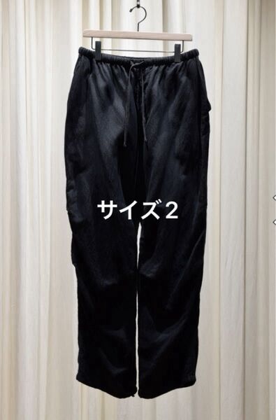 comoli フェードブラック ニータックパンツ