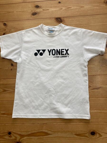 ヨネックス Tシャツ 半袖 ドライシャツ S 白