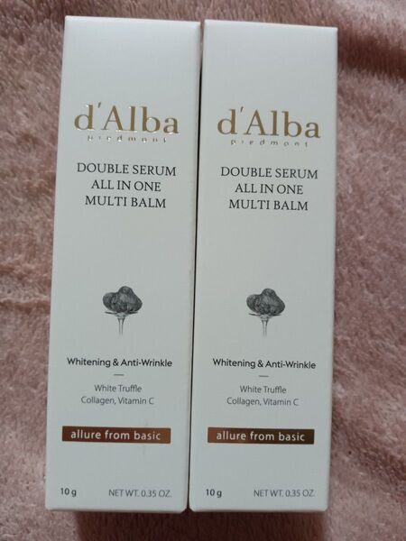 d'Alba ダルバ ダブルセラム オールインワン マルチバーム 10g 2本セット