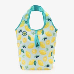 【タグ付き】レモン抗菌保冷ショッピングラップバッグ M