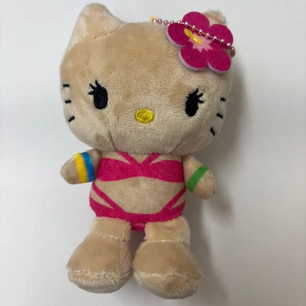 ハローキティ マスコット xOx〇ギャルガングロギャル 平成ギャル ぬいぐるみ サンリオ 日焼けキティちゃん