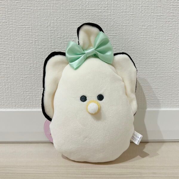 つぶらな瞳の なまがき おめかし ぬいぐるみがまぐち きみどり ぬいぐるみ マスコット
