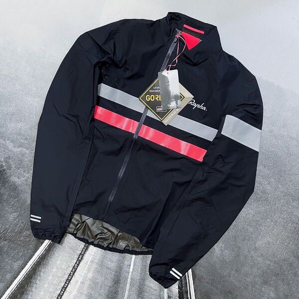 新品 Rapha メンズ ブルベ ゴアテックス レイン ジャケット Sサイズ ダークネイビー