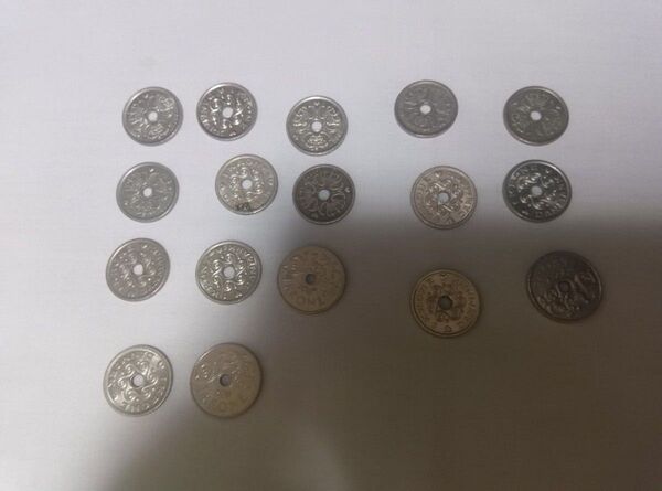 海外硬貨 韓国 香港 中国 デンマーク