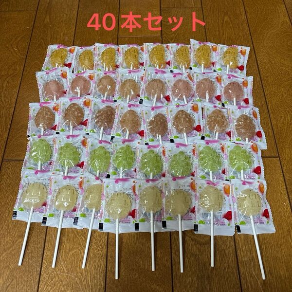 バスコフーズ さわやかフルーツゼリー棒付き 5種 計40本