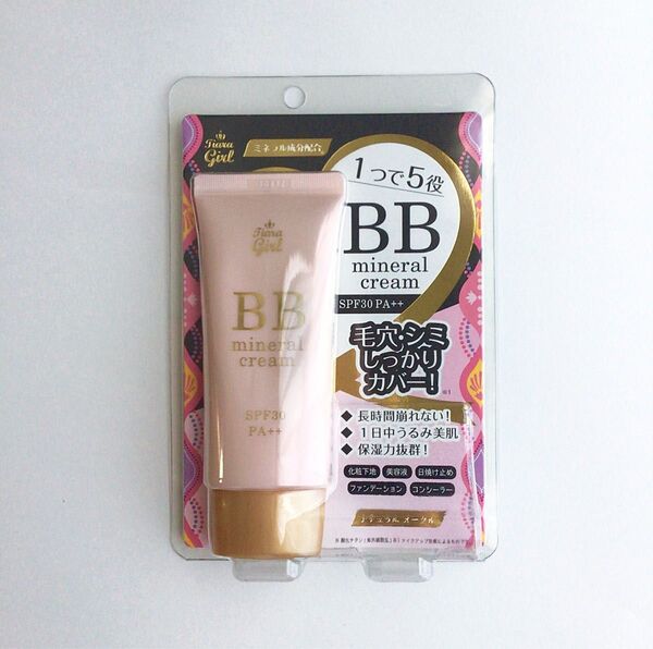 ティアラガール BBミネラルクリーム 〈ナチュラルオークル〉SPF30PA++ 50g