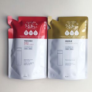 【ちふれ】保湿化粧水(とてもしっとりタイプ)+保湿乳液 詰替用