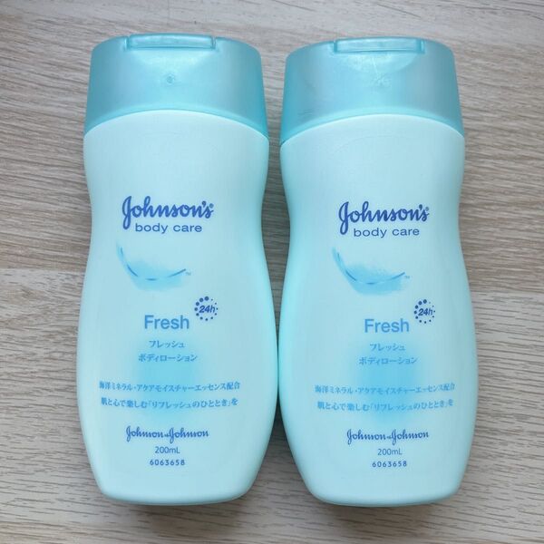 【新品】Johnson&Johnson ボディケア フレッシュボディローション 2個セット 200ml ジョンソン ボディケア