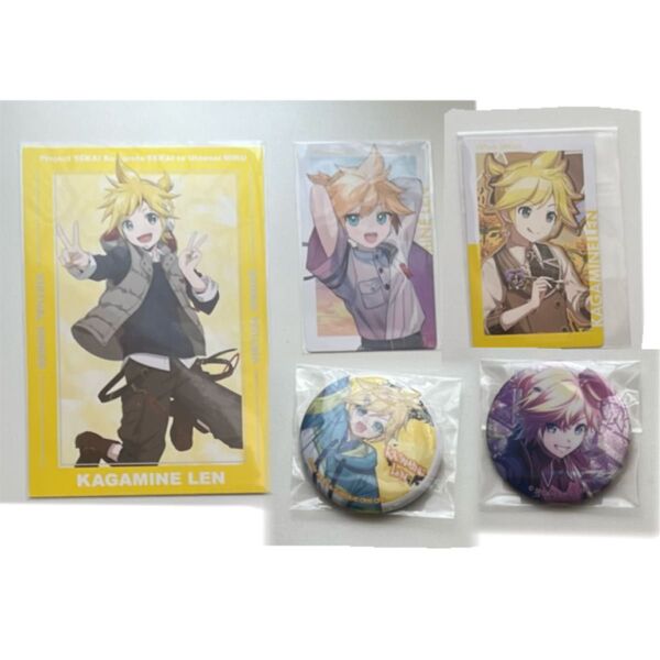 プロセカ 鏡音レン 缶バッジ 36A オリショ 特典 セカライ 4 エピカ birthday バースデー