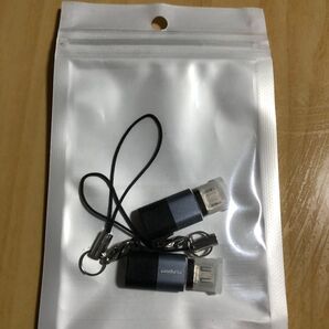 新品 マイクロUSB タイプC 変換アダプタ2個セット