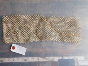 アカ族はぎれno.11 手編み麻布　手仕事 刺繍布はぎれ大体10-12x36cm 山岳民族　ラオス　タイ　インドシナ 手芸材料 コレクション