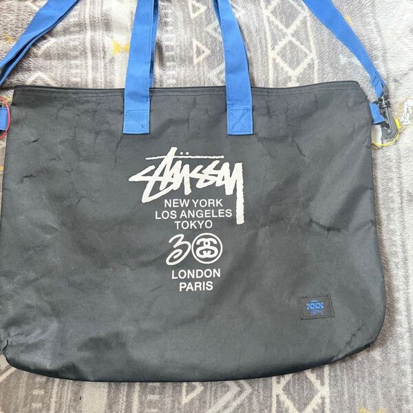 ステューシー トートバッグ STUSSY 中古品 2WAYショルダーバッグ