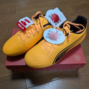 PUMA プーマ キング_マッチ_ワイド_HG/AG (10781202) 色 : SUN_STREAM-P サイズ : 265