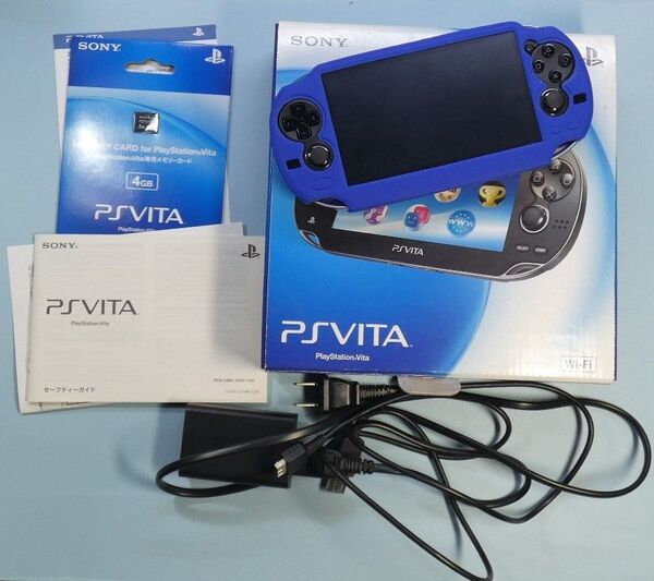 PlayStation Vita Wi-Fiモデル サファイア・ブルー PCH-1000 ZA04
