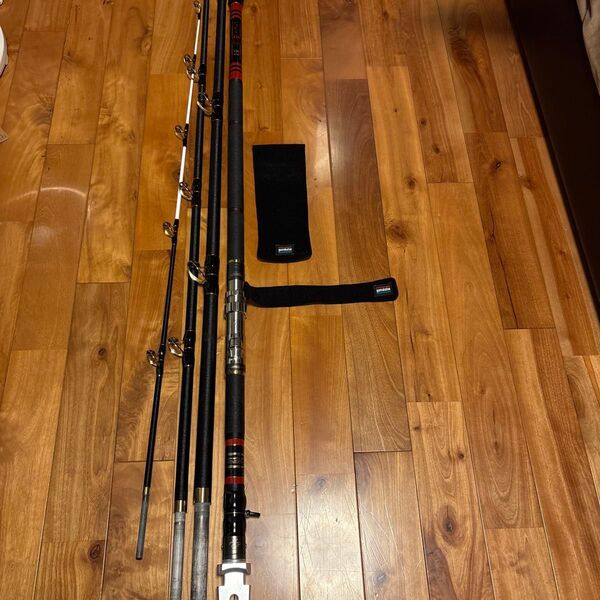 がまかつ がまくえ グランドインパルス120号 ターゲットは巨大魚のみ 唯一無二の超剛腕ロッド 釣竿