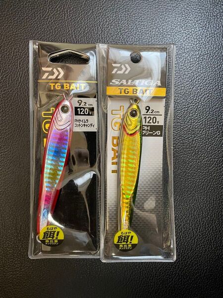 ダイワ ソルティガ TGベイト 120g×2 PHグリーンゴールド PHケイムラコットンキャンディ