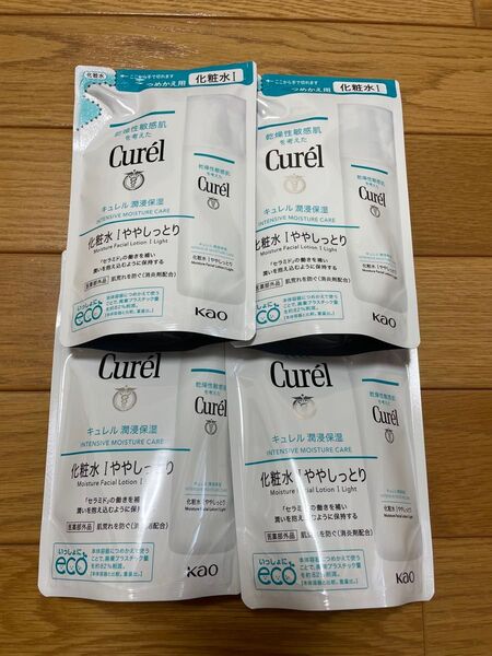 4個 花王 キュレル 化粧水 Ⅰ 1 ややしっとり 130ml つめかえ 詰め替え 詰替 リフィル