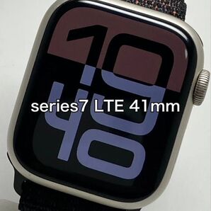 Apple Watch series7 LTE(GPS+ cellular) 41mm バッテリー100% スターライト