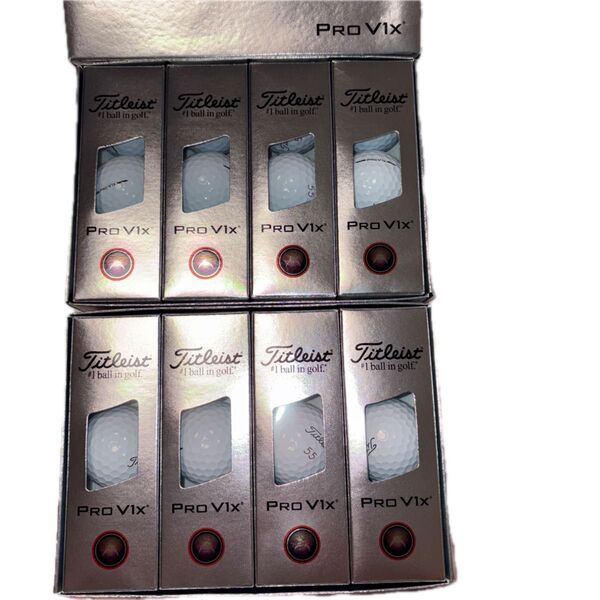 Titleist (タイトリスト)Pro V1x 25 ダブルナンバー(11,33,55,77)ゴルフボール 2ダース