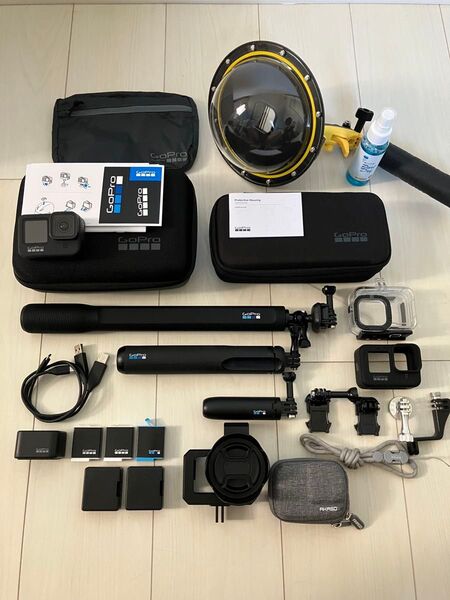GoPro HERO9 BLACK 本体 純正アクセサリー多数