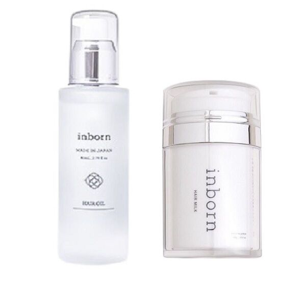 【新品未開封】インボーン ヘアオイル +ヘアミルク セット 80ml+100g 髪質改善 Inborn 髪質改善