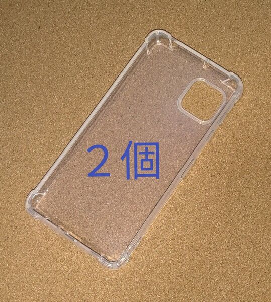 2個セット AQUOS sense5G sense4 角強タイプ 透明 ソフト TPU ケース