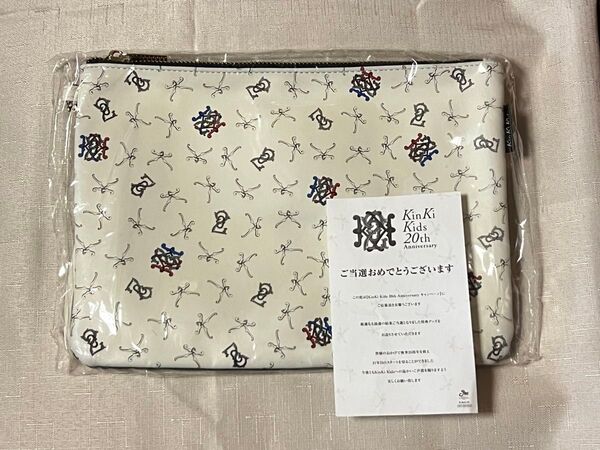 【非売品】KinKi Kids 20th Anniversary クラッチバッグ