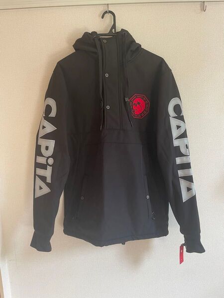CAPITA プルオーバー パーカー ブラック Lサイズ 未使用