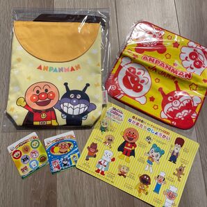 値下げ不可 新品 未使用 未開封 アンパンマン レジャーシート タオルハンカチ 3点セット
