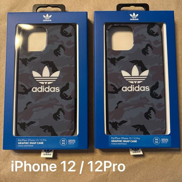 adidas iPhone12/12Pro用ケース 2個セット 未使用