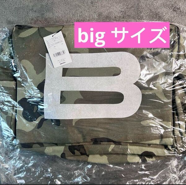 BEEDEN BIG B LOGO BAG カモ柄