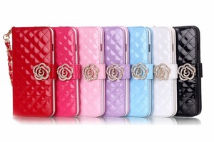 iphone6s leather case iPhone 6s deco case iphone6/6s leather case notebook type with strap .5 color 