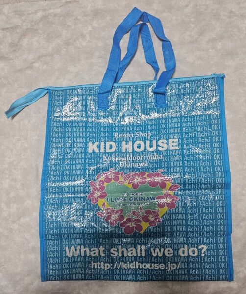 沖縄 KID HOUSE/キッドハウス ショップ袋 ビニールバッグ エコバッグ