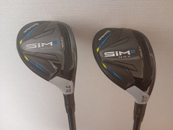 TaylorMade SIM2 MAX ユーティリティ 4U 5U 2本セット FLEX-S テーラーメイド レスキュー