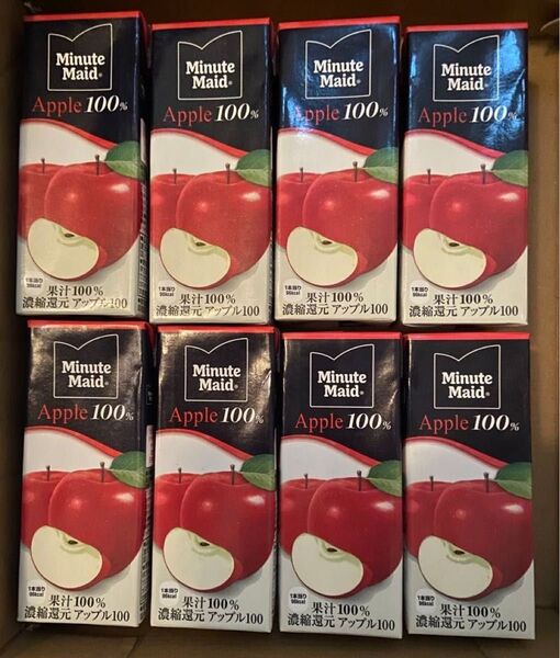 Minute Maid Apple 果汁100%濃縮還元アップル100ジュース 8本セット