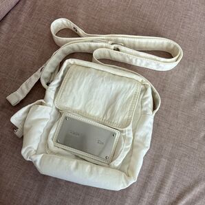 マーティンキム Martin Kim CARGO CROSS MINI BAG White ショルダーバッグ