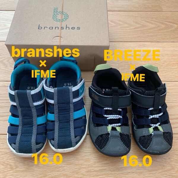 ブランシェス×イフミー・BREEZE×イフミー ウォーターシューズ サンダル 16.0