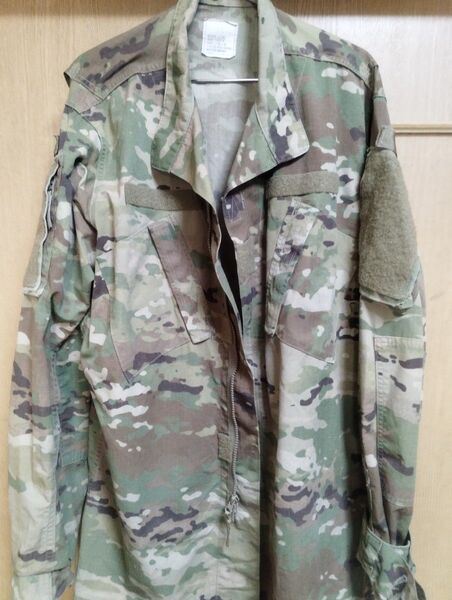 【実物】米軍 ACU コンバットジャケット Medium X-Long OCP迷彩 SNC製