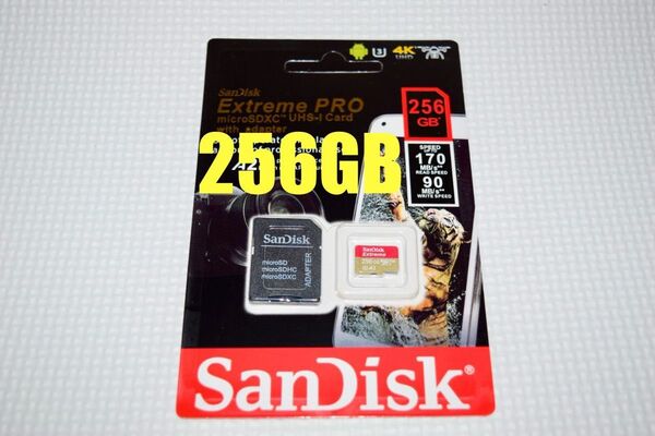 【新品未開封】SanDisk Extreme PRO microSDXC UHS-Iカード 256GB