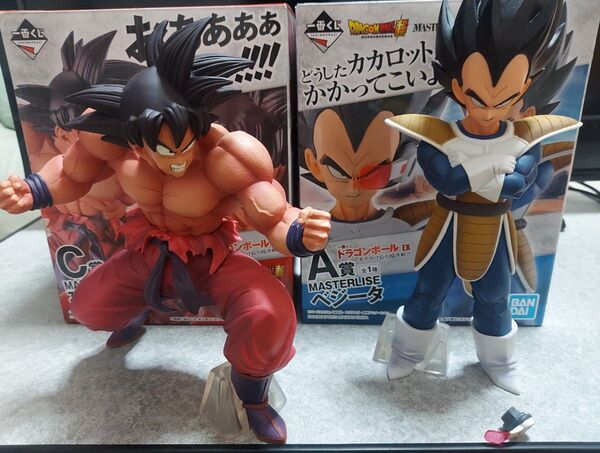 一番くじ ドラゴンボール EX 天下分け目の超決戦!! A賞ベジータ C賞孫悟空(3倍界王拳) セット 国内正規品