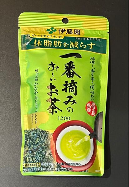 伊藤園一番摘みのお~いお茶 かなやみどりブレンド 100g×5本