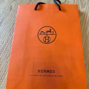 #HERMES#ショッパー#紙袋#h#オレンジ#梱包#プレゼント