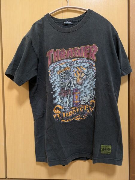 【subciety×THRASHER】コラボTシャツ Mサイズ