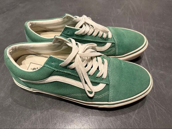 VANS スニーカー 28cm エラ ERA 緑 グリーン メンズ バンズ ヴァンズ V36CF スエード