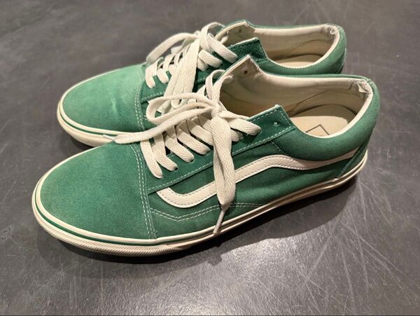 VANS スニーカー 28cm エラ ERA 緑 グリーン メンズ バンズ ヴァンズ V36CF