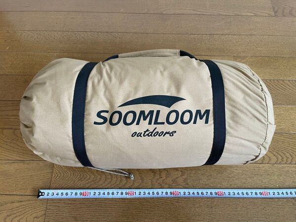 SOOMLOOM outdoors ベージュ スームルーム レクタタープ tcタープ サイズ4.0m×4.9m ポリコットン