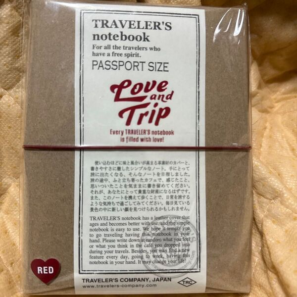 トラベラーズノート Love and Trip パスポートサイズ 未開封