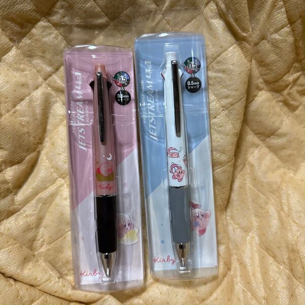 ジェットストリーム4&1 2本セット カービィ ピンク&水ホワイト 0.5mm