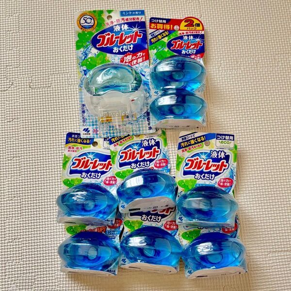 小林製薬 液体ブルーレットおくだけ 付け替え ミントの香り 9個