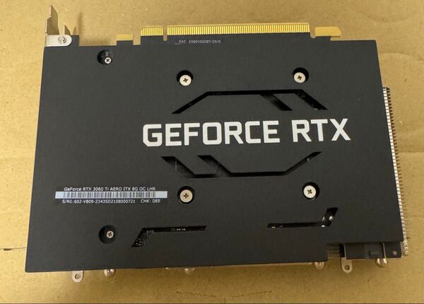 MSI GeForce RTX 3060 Ti AERO ITX 8G OC『動作未確認』